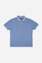 Alcalali Pigment Dyed Polo Shirt Sunset Blue