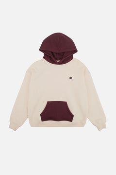 Women's Color Block Oversized Hoodie Pale Glow