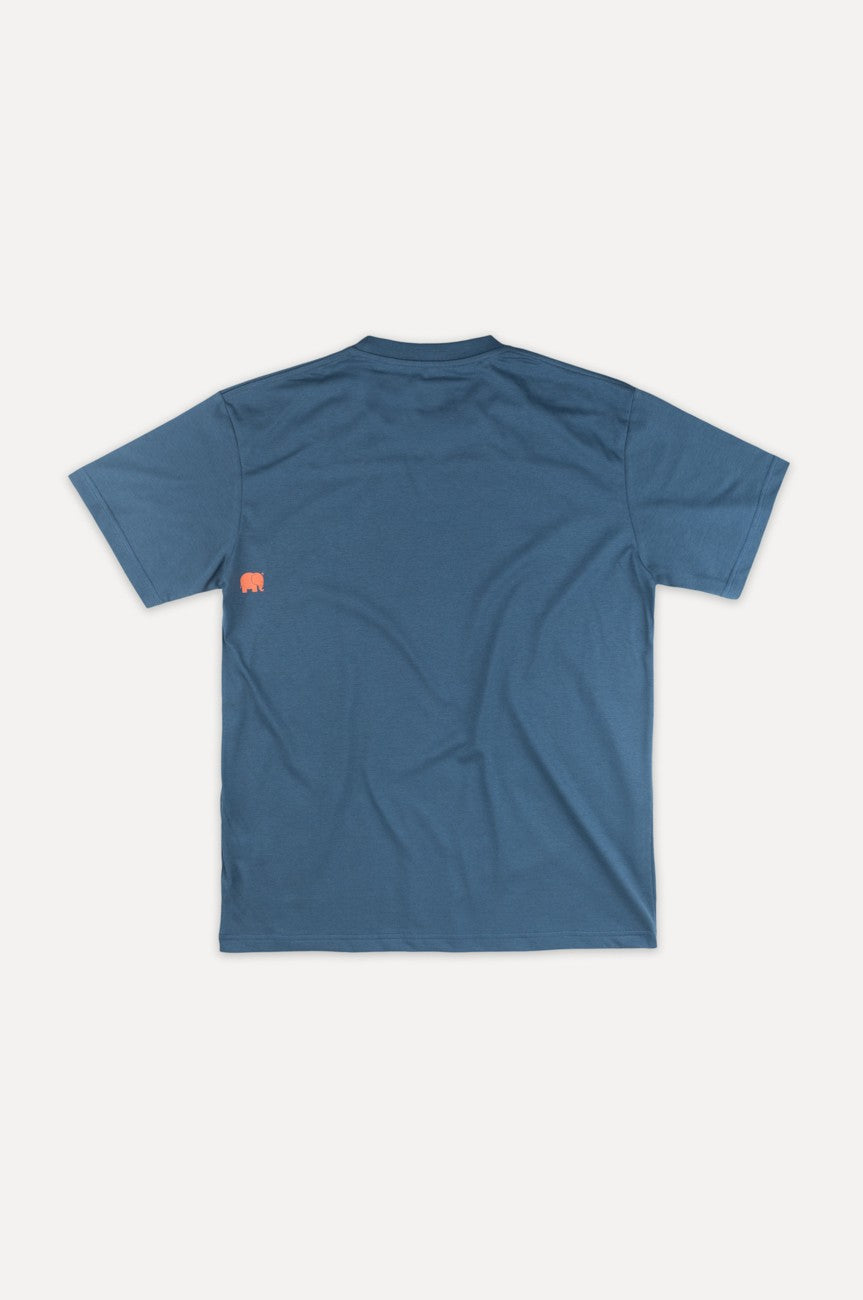 Camiseta Orgánica Clásica Navy Trendsplant Blue