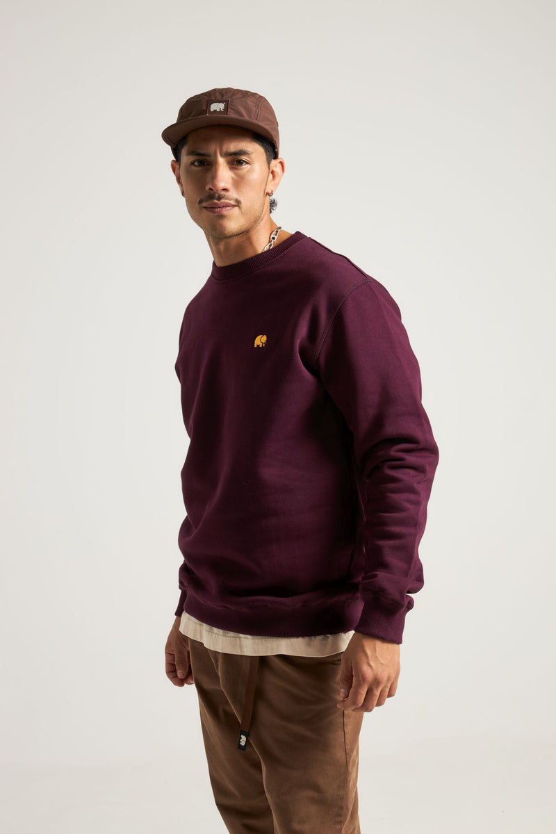 Organic Essential Sweater Burgundy – Trendsplant