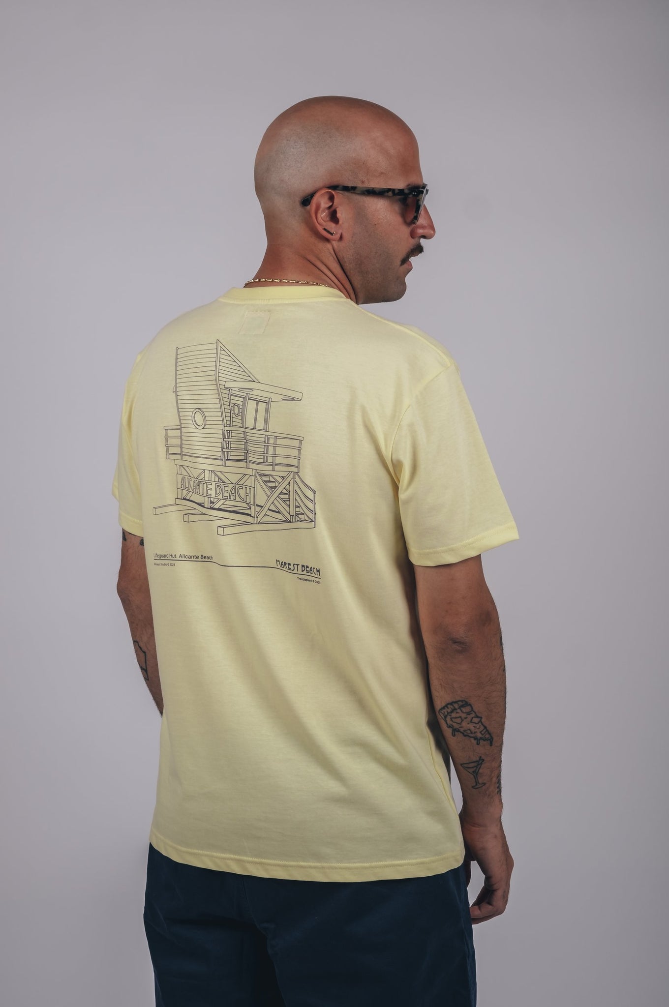 Antonyo Marest x Trendsplant Sketch Camiseta Pastel Yellow