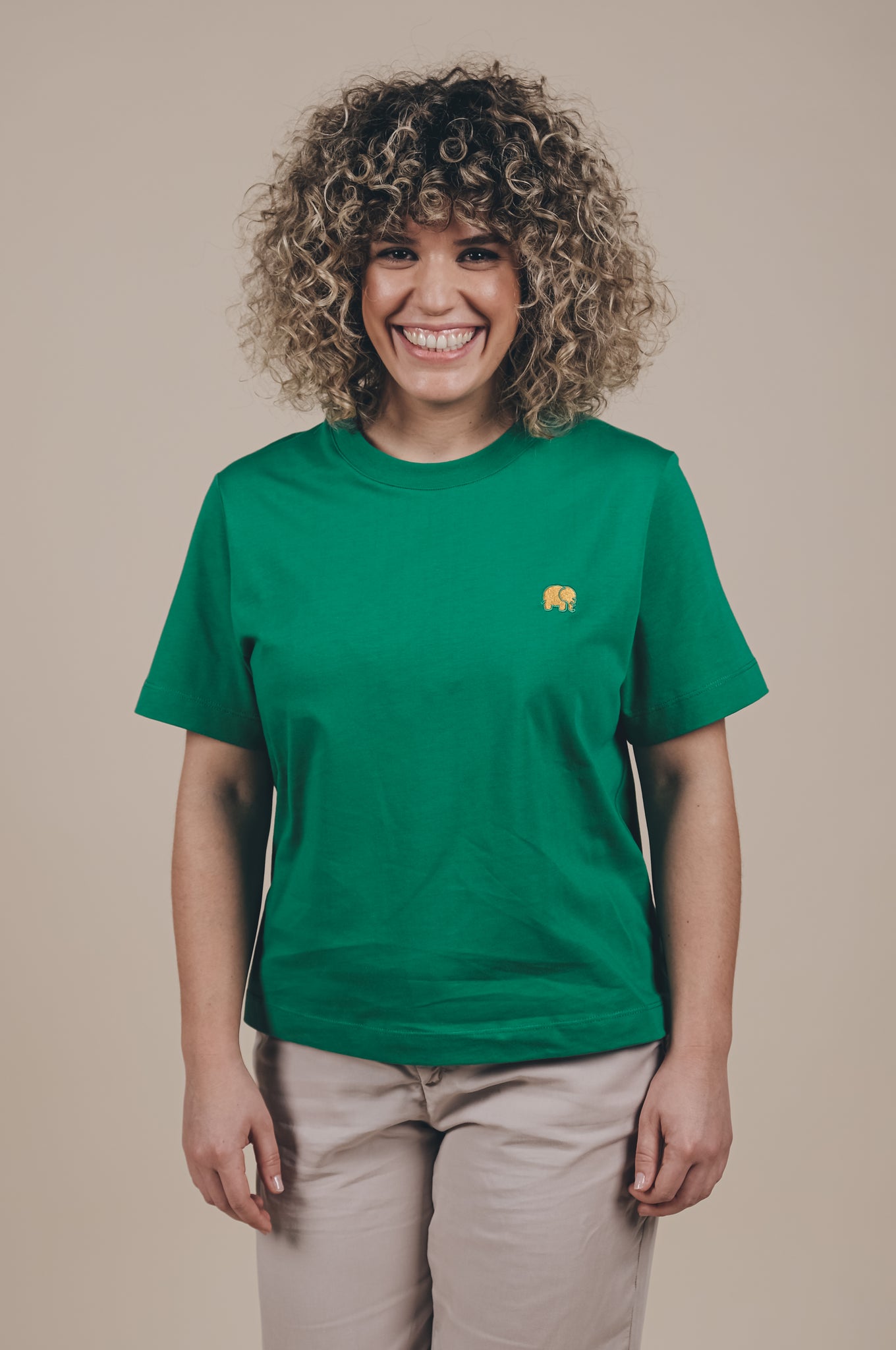 Women's Organic Essential T-Shirt Bosphorus Green