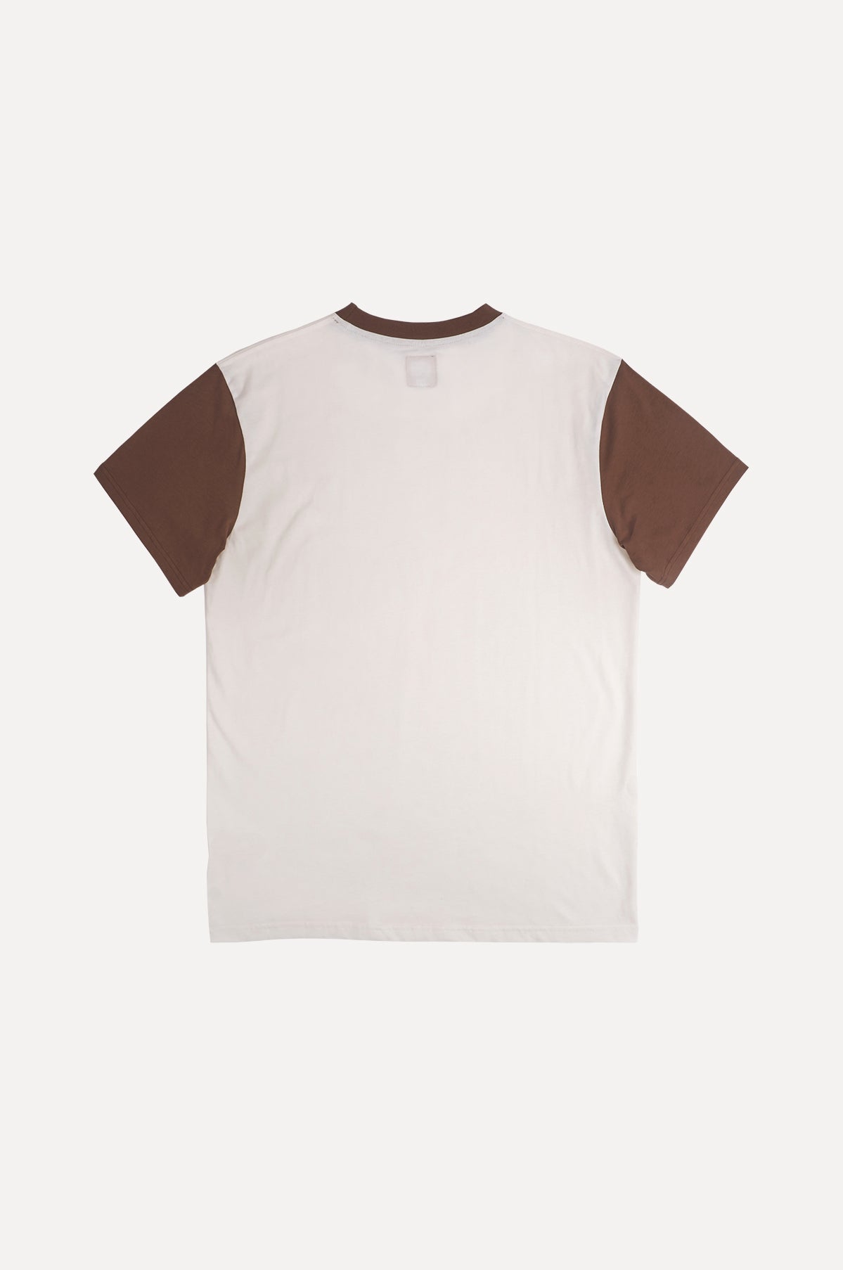 Camiseta Color Block Cocoa Brown