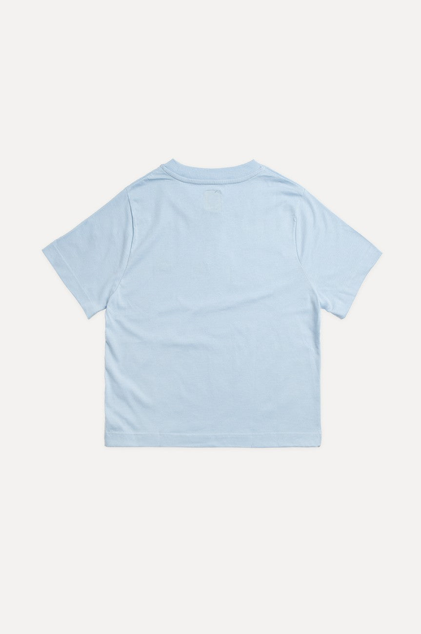 Camiseta Mujer Orgánica Esencial Cerulean Blue