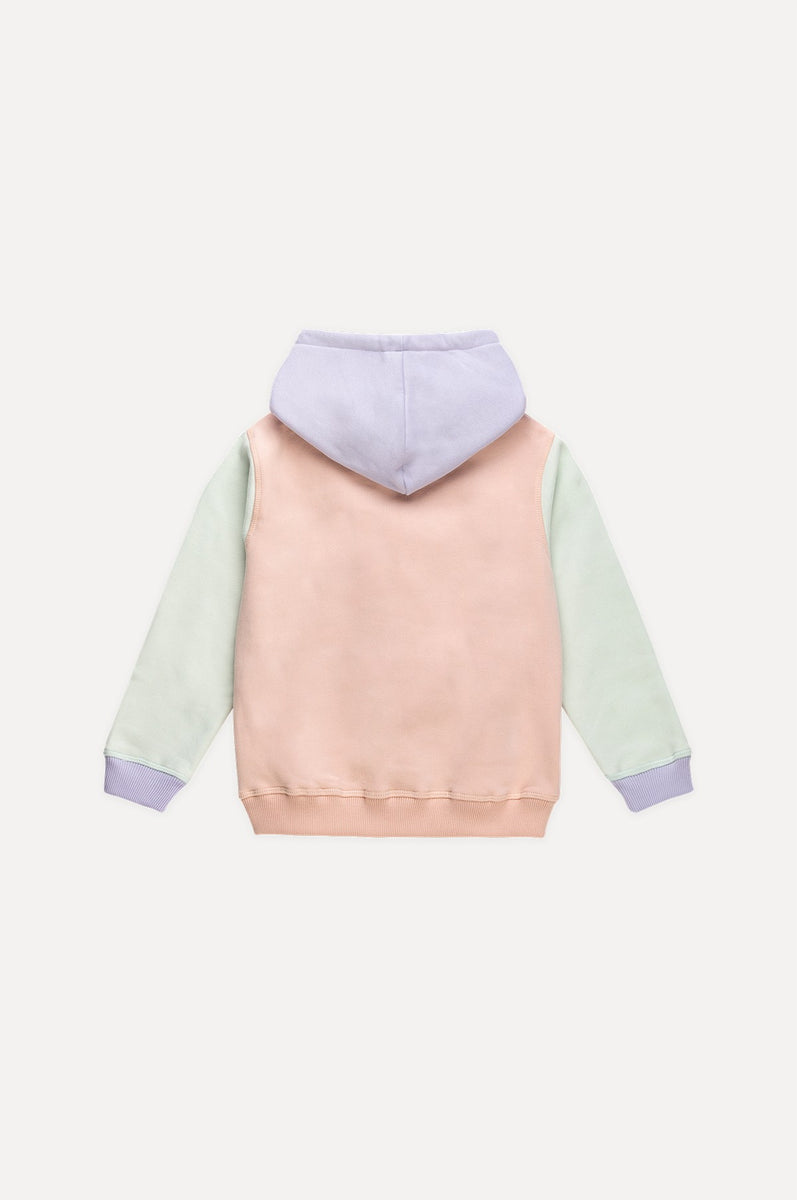 ▷ Urban kids hoodie - Light Pink / Marl Grey / 9/10 ▷ Branded Shop