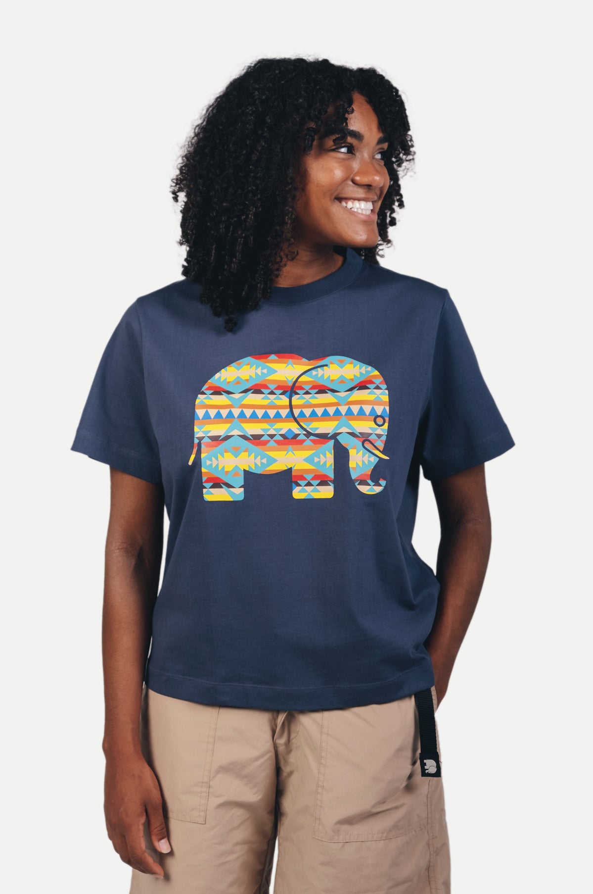 Camiseta Mujer Orgánica Navajo Trendsplant Blue