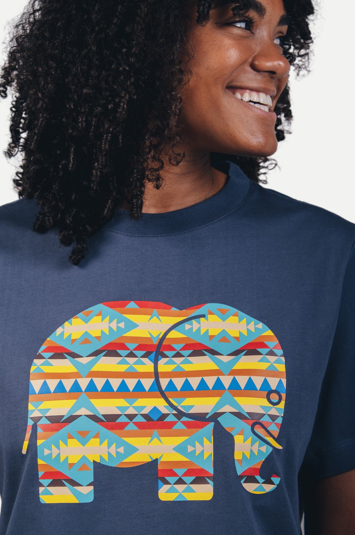 Camiseta Mujer Orgánica Navajo Trendsplant Blue