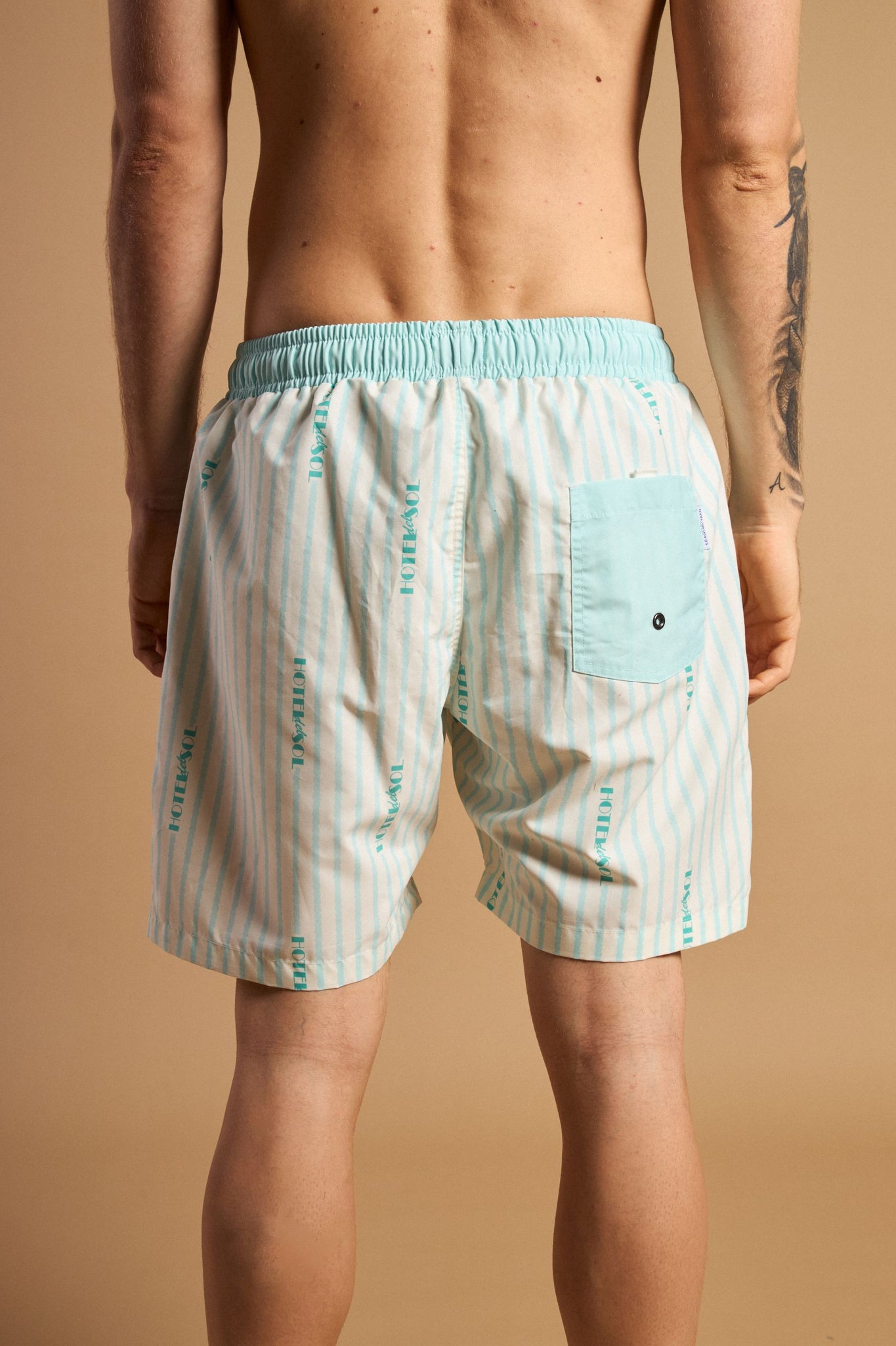 Bañador Trendsplant x Antonyo Marest Hotel del Sol Seaqual®Yarn Foam White