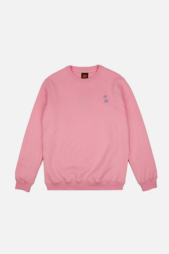 Silhouette de face du sweatshirt Essential Antonyo Marest x Trendsplant en Gum Pink | TP_IMAGE_TYPE=SILHOUETTE_FRONT