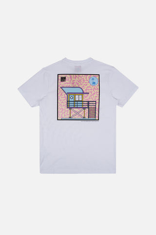 Silhouette posteriore della T-shirt bianca Art Hut Antonyo Marest x Trendsplant | TP_IMAGE_TYPE=SILHOUETTE_BACK