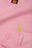 Vue rapprochée du Women's Antonyo Marest x Trendsplant Essential Oversized Sweatshirt en Gum Pink, avec un éléphant brodé et des poignets côtelés texturés | TP_IMAGE_TYPE=DETAIL