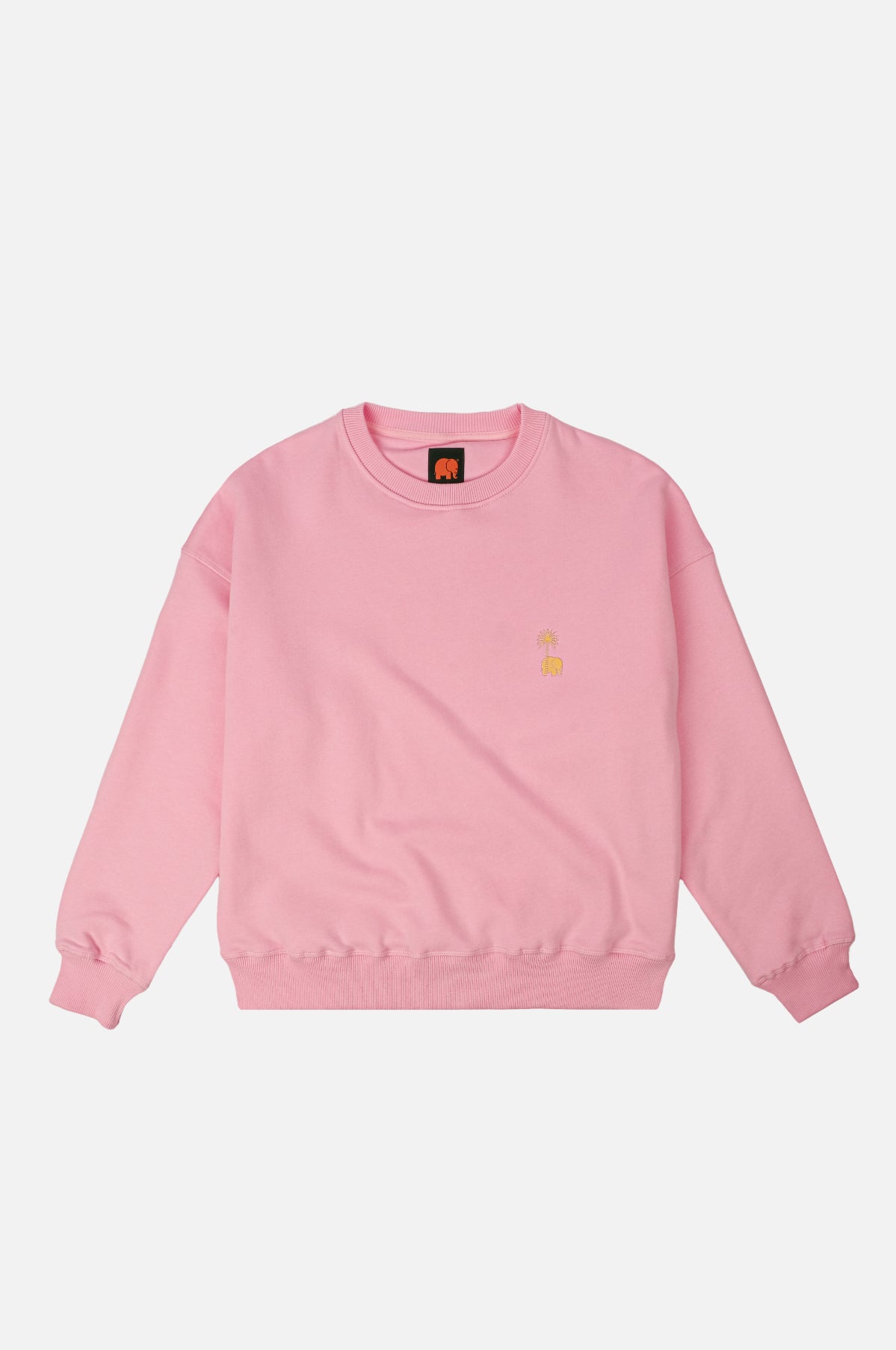 Silhouette de face du sweat-shirt oversize Essential Antonyo Marest x Trendsplant pour femme, coloris Gum Pink | TP_IMAGE_TYPE=SILHOUETTE_FRONT