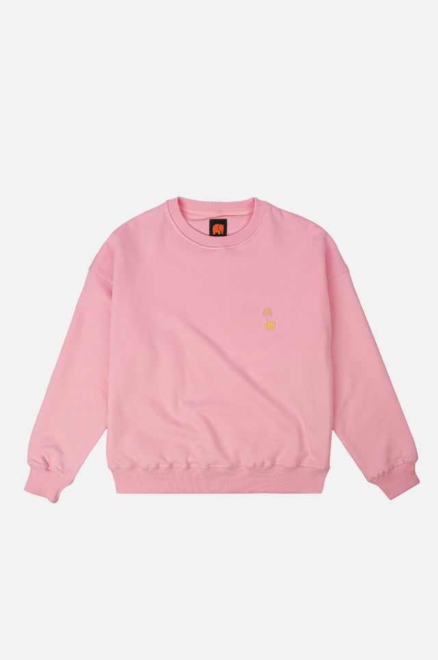 Silhouette de face du sweat-shirt oversize Essential Antonyo Marest x Trendsplant pour femme, coloris Gum Pink | TP_IMAGE_TYPE=SILHOUETTE_FRONT