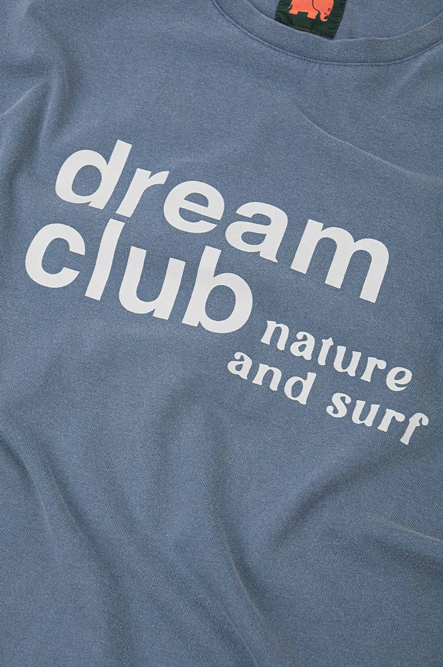 Dream Club Pigment T-Shirt China Blue