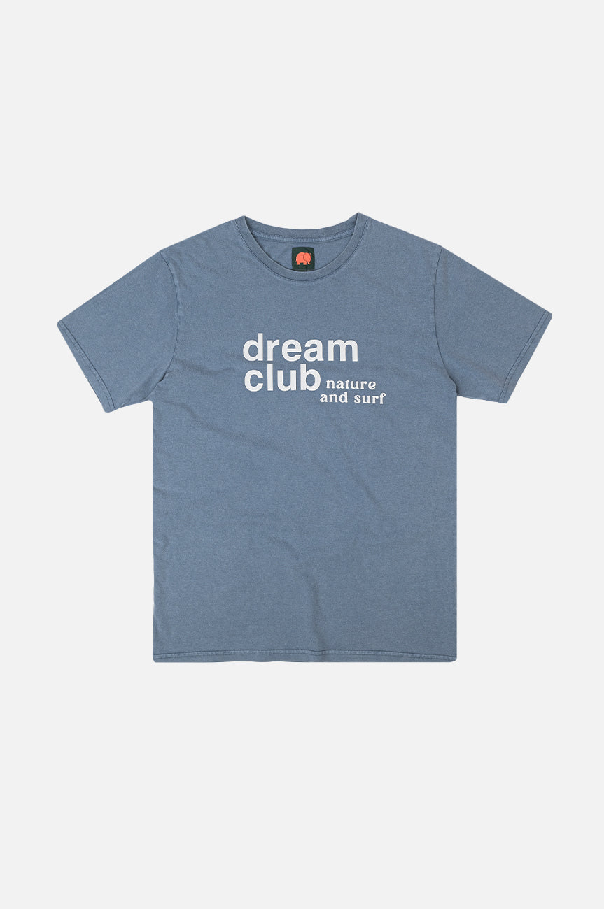 Dream Club Pigment T-Shirt China Blue