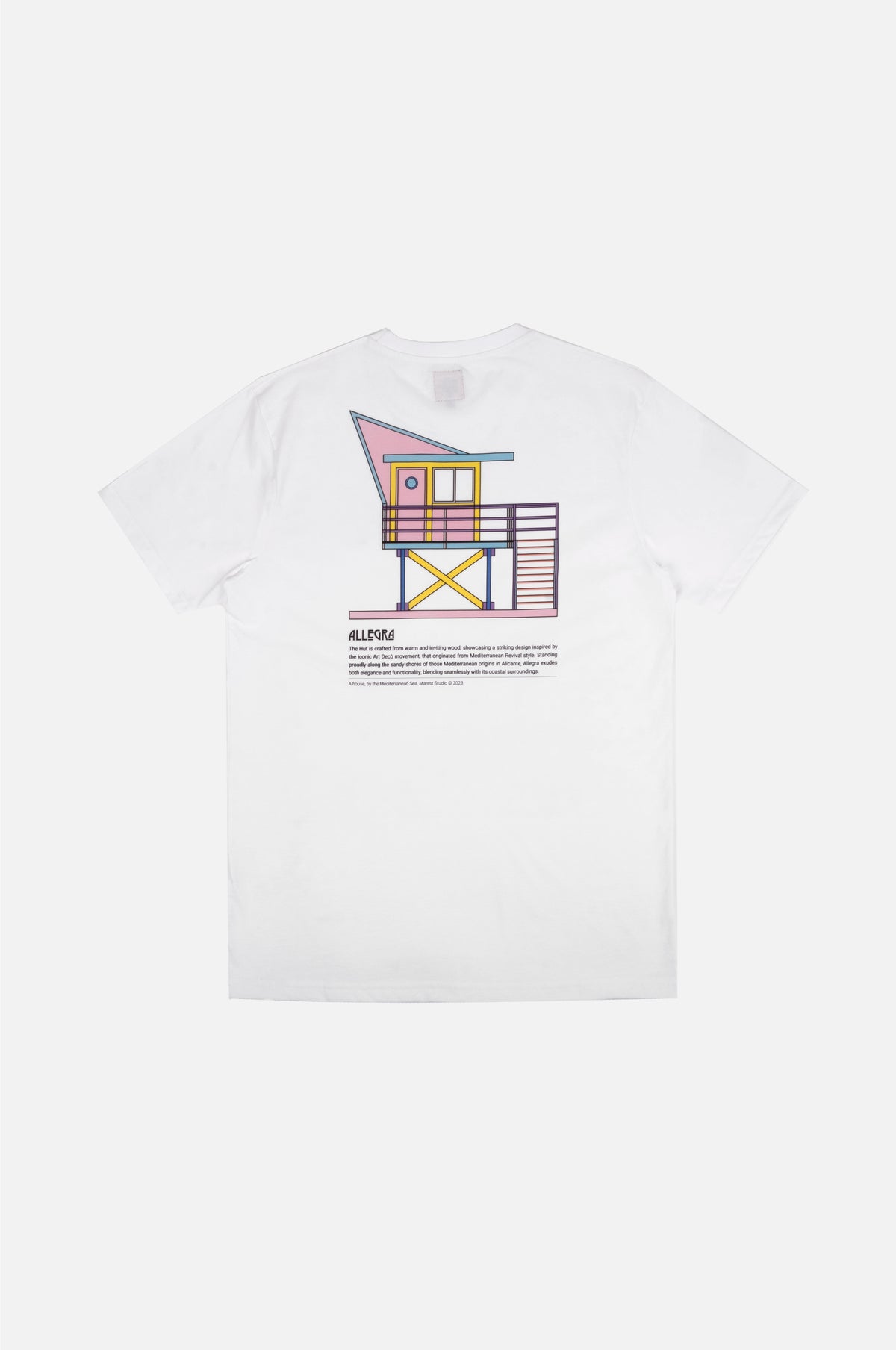 Silhouette de dos du T-shirt Allegra Hut en blanc | TP_IMAGE_TYPE=SILHOUETTE_BACK