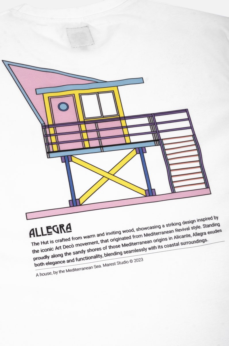 Dettaglio del retro della T-Shirt Allegra Hut Antonyo Marest x Trendsplant | TP_IMAGE_TYPE=DETAIL