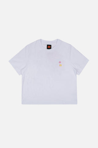 Silhouette frontale della T-shirt donna Antonyo Marest x Trendsplant Art Hut White | TP_IMAGE_TYPE=SILHOUETTE_FRONT
