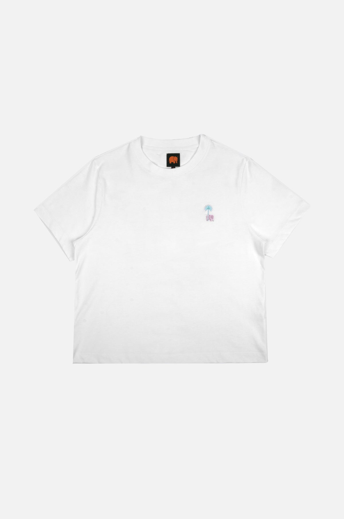 Front silhouette of Women's Allegra Hut T-Shirt in white | TP_IMAGE_TYPE=SILHOUETTE_FRONT