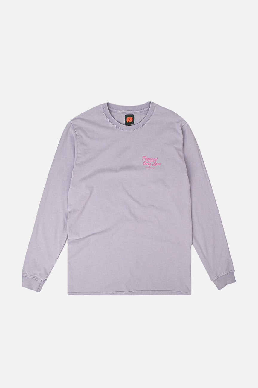 Tropical Surf Pigment L/S T-Shirt Lavender