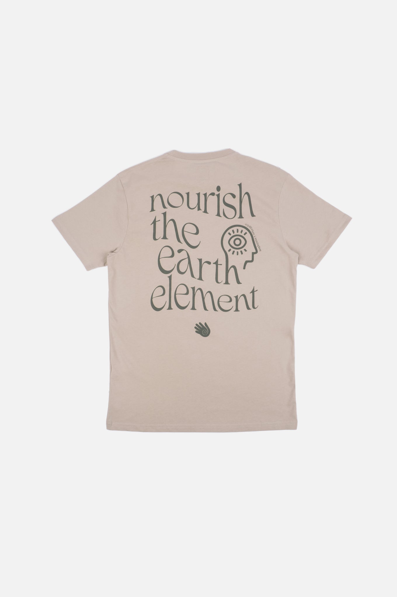 Trendsplant x Equilibrium - Camiseta Nourish Ivory