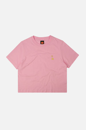 Silhouette de face du Women's Antonyo Marest x Trendsplant Essential T-Shirt en Gum Pink | TP_IMAGE_TYPE=SILHOUETTE_FRONT