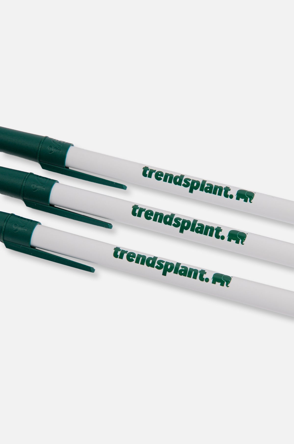 Logo BIC® Eco Ball Pen 5 Pack White/Trendsplant Green