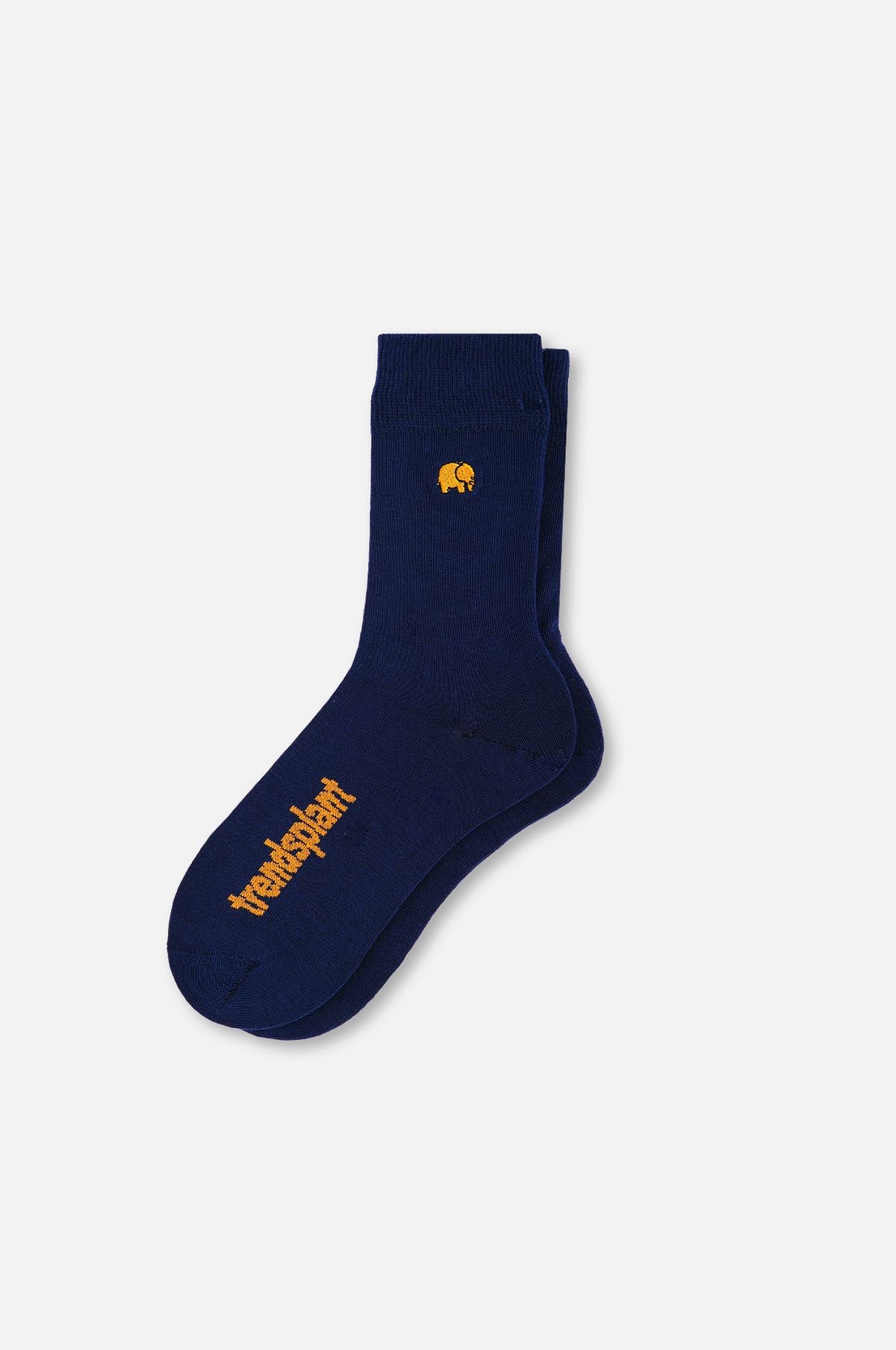 Front silhouette of Essential Light Crew Socks in Navy | TP_IMAGE_TYPE=SILHOUETTE_FRONT