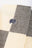 Close-up detail of Color Block Light Crew Socks in Heather Grey, showcasing the patterned fabric and embroidered logo | TP_IMAGE_TYPE=DETAIL