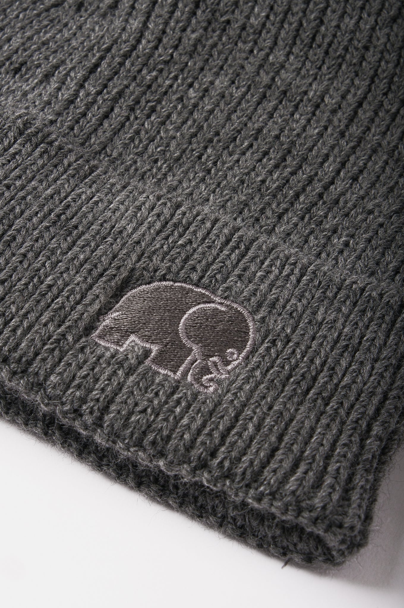 Safor Rib Knit Beanie Heather Grey