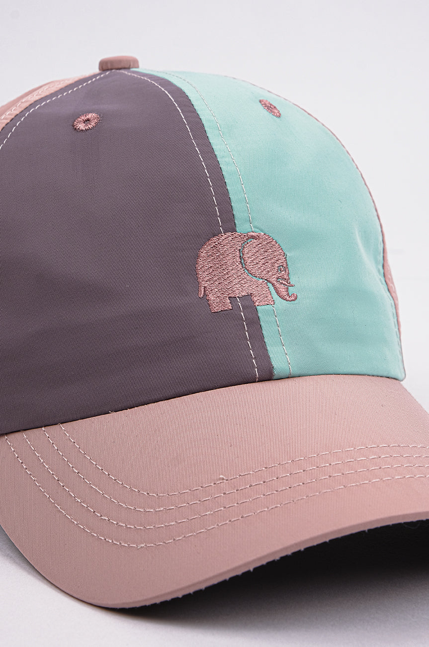 Gorra Ligera Dad Color Block Mint Green