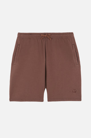 Essentials Sweatshorts in Shaved Chocolate, con un design minimalista, elastico in vita e tasche laterali | TP_IMAGE_TYPE=SILHOUETTE_FRONT