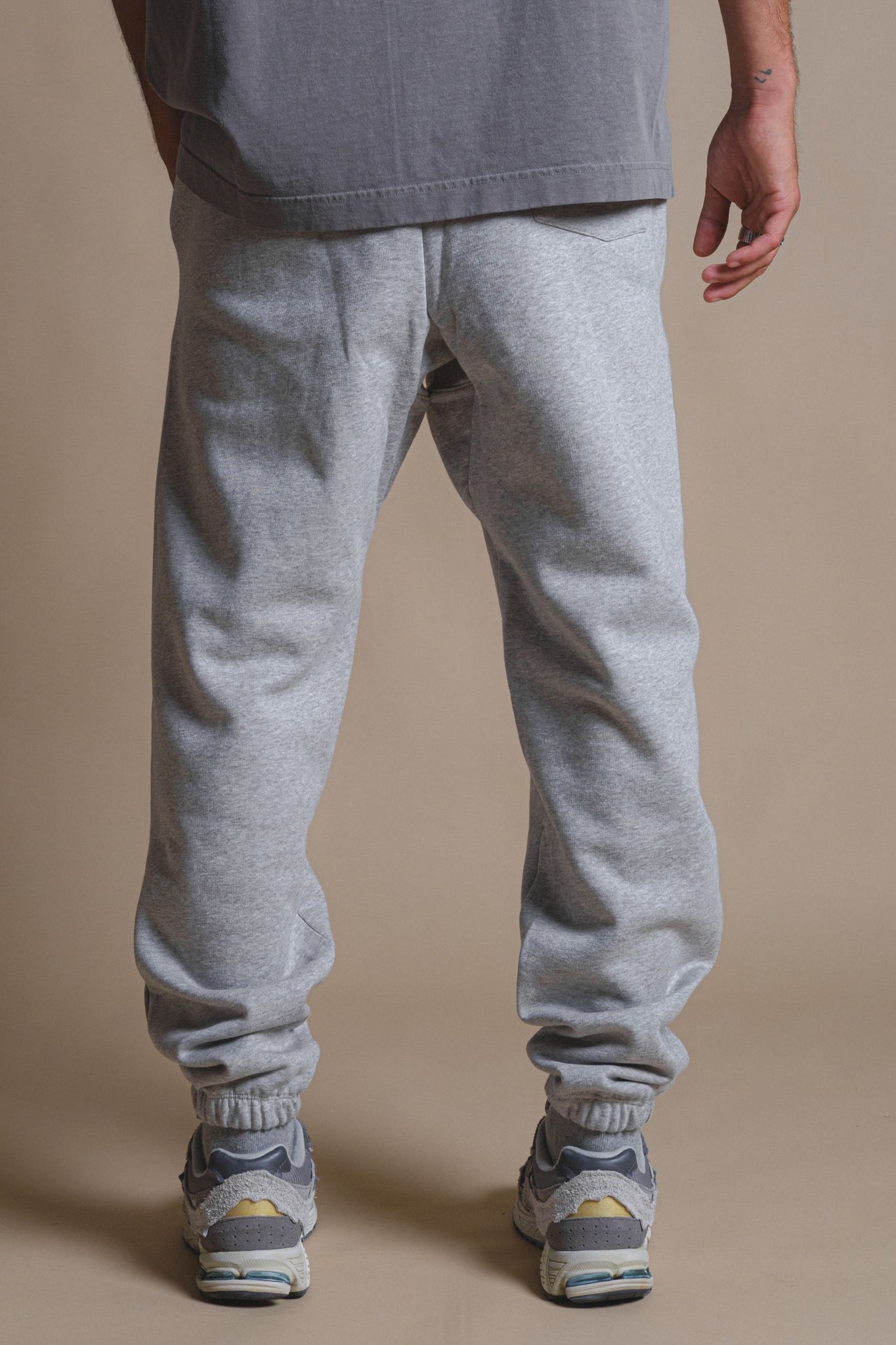 Organic Essential Sweatpants Heather Grey
