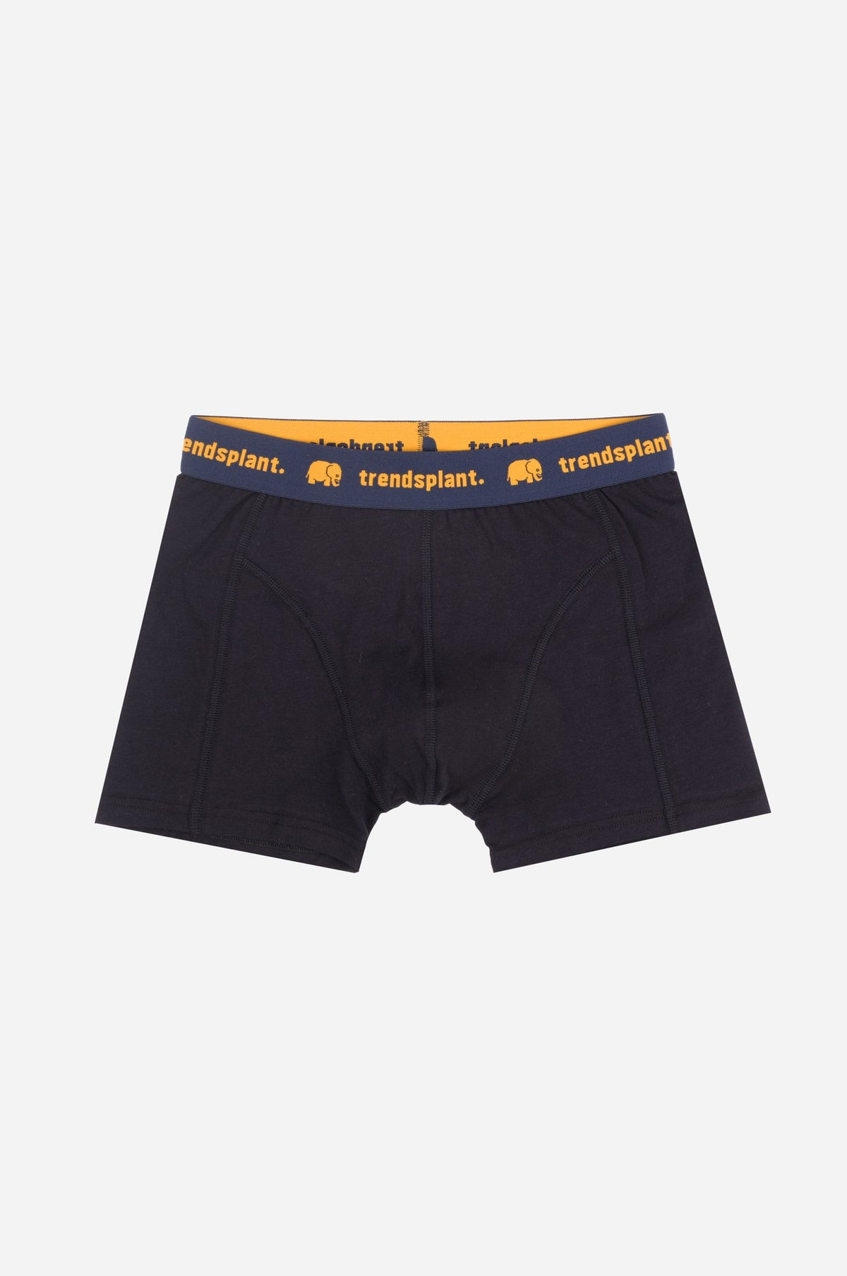 Silhouette frontale dei Boxer Briefs Organic Essential in Navy | TP_IMAGE_TYPE=SILHOUETTE_FRONT