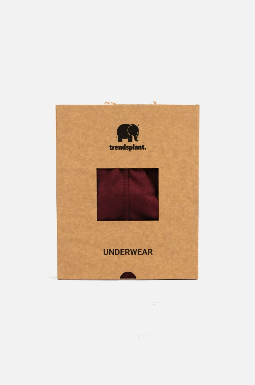 Boxer Briefs Essential Organic bordeaux presentati nella confezione | TP_IMAGE_TYPE=DETAIL