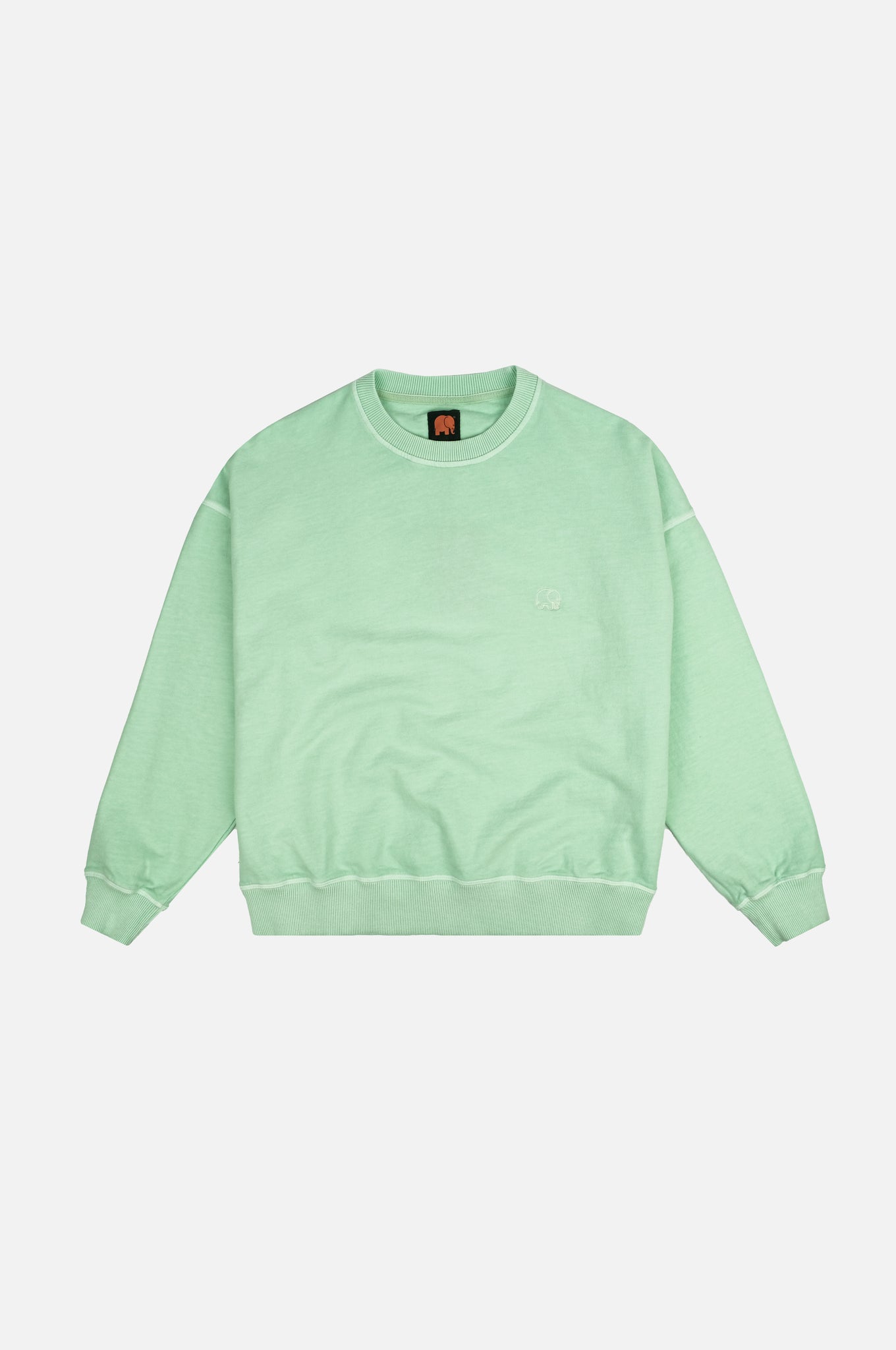 Women's Essential Pigment Oversized Sweater Dusty Aqua