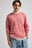 Persona che indossa una Essential Lightweight Sweatshirt in Salty Red, vista frontale | TP_IMAGE_TYPE=MODEL_FRONT