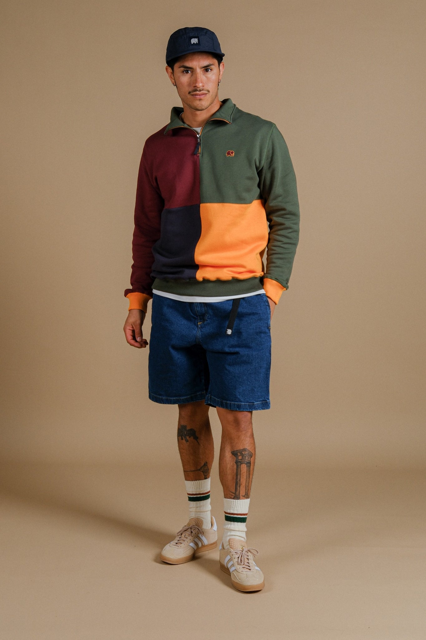 Water Repellent Nylon Five Panel Cap Trendsplant Blue