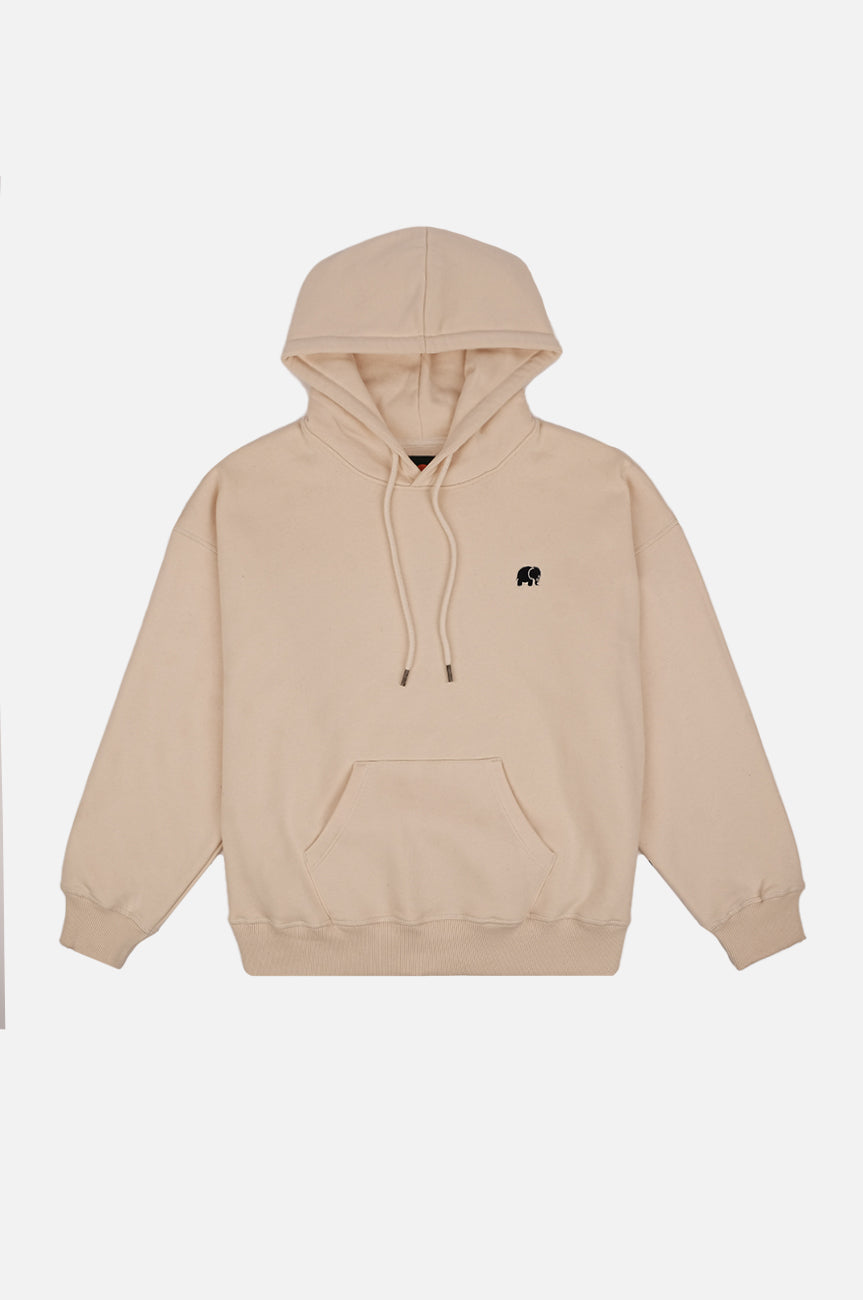 Silhouette frontale di Women's Explanada Organic Oversized Hoodie Ivory | TP_IMAGE_TYPE=SILHOUETTE_FRONT