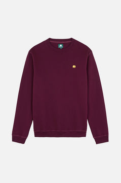 Sudadera Orgánica Esencial Wine Red