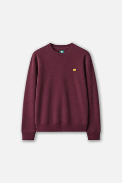 Organic Essential Sweatshirt Wine Red