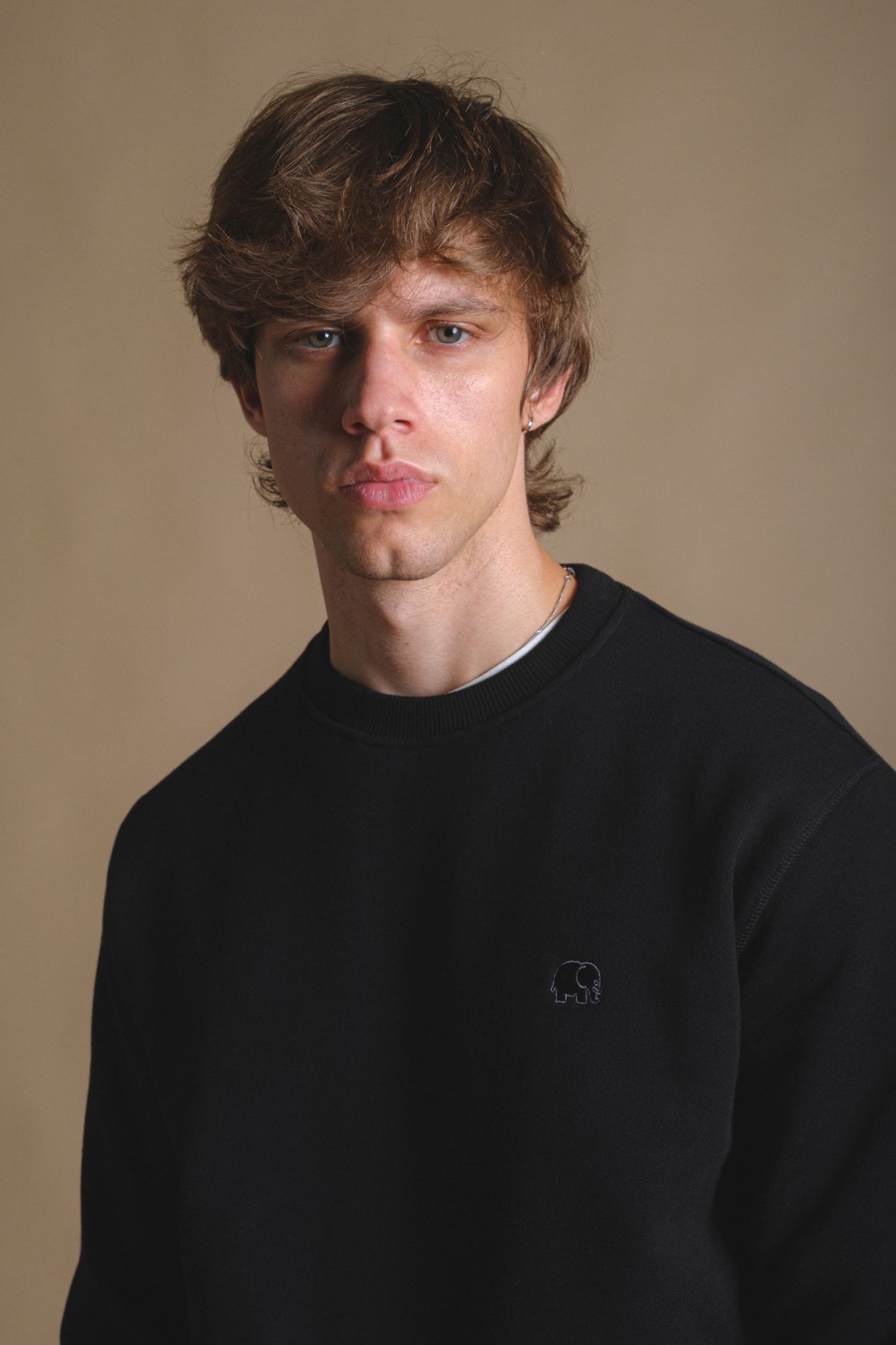 Organic Essential Sweater Black