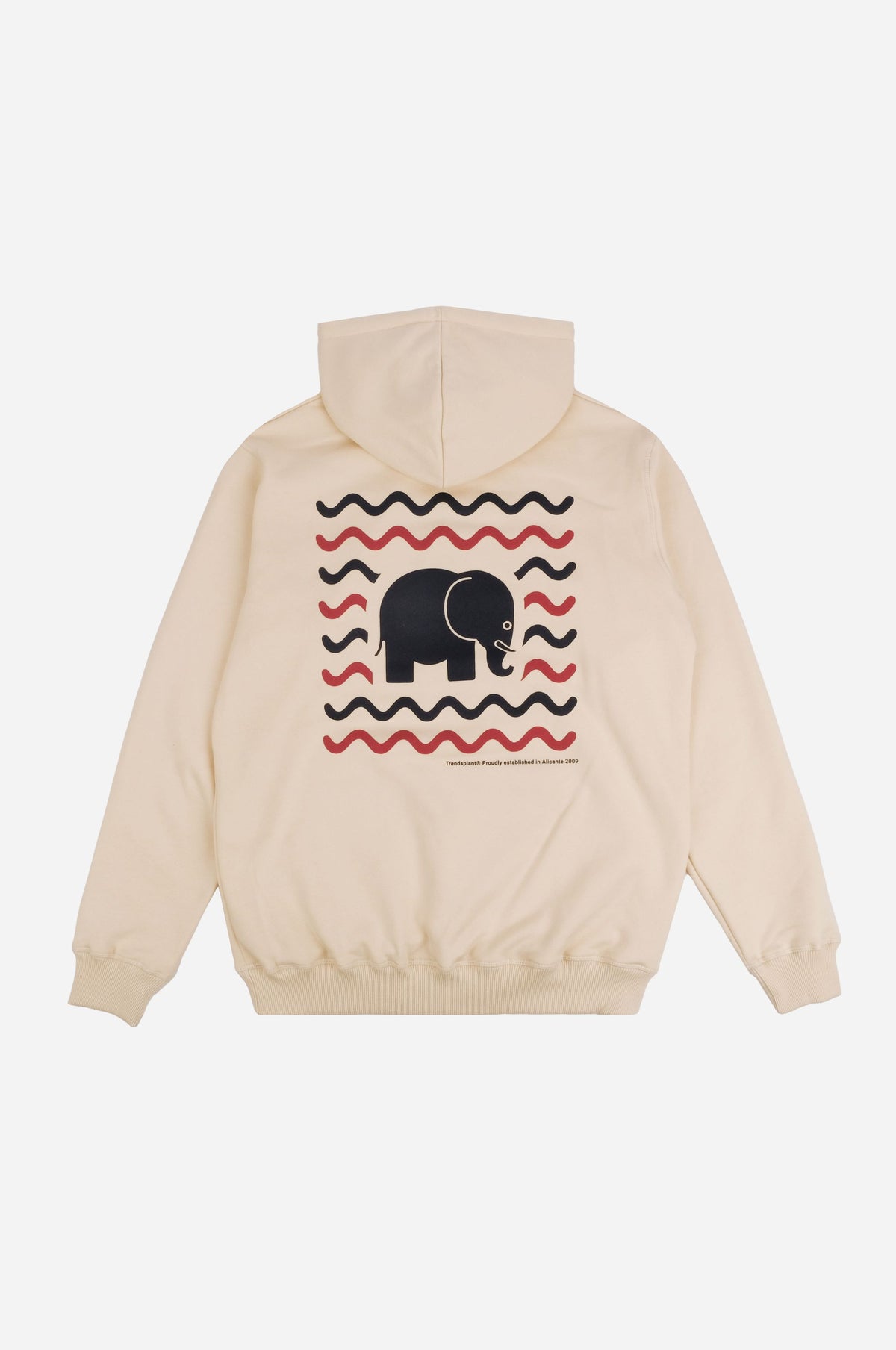 Silhouette arrière de l'Explanada Organic Hoodie Ivory | TP_IMAGE_TYPE=SILHOUETTE_BACK