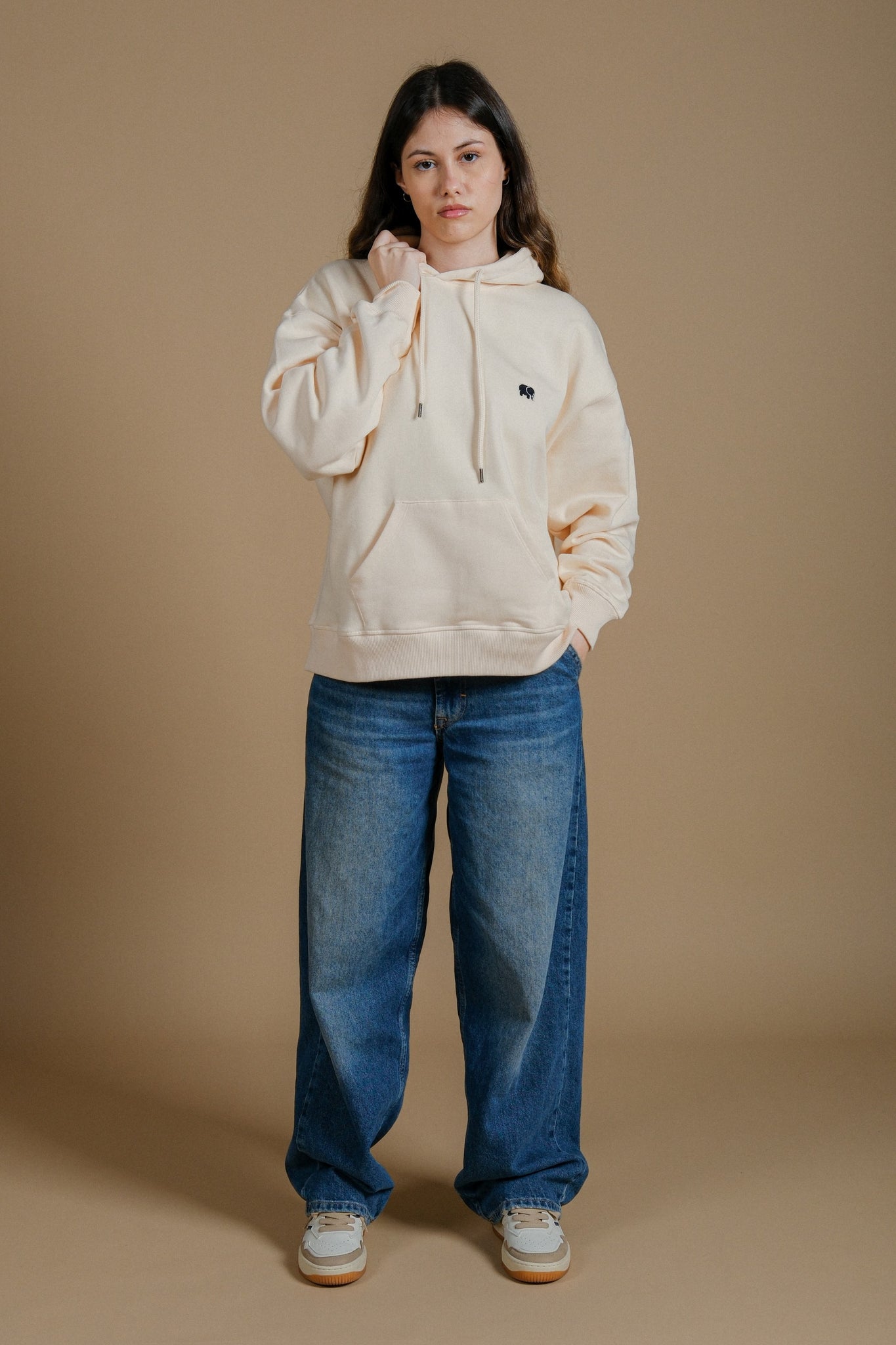 Women's Explanada Organic Oversized Hoodie Ivory