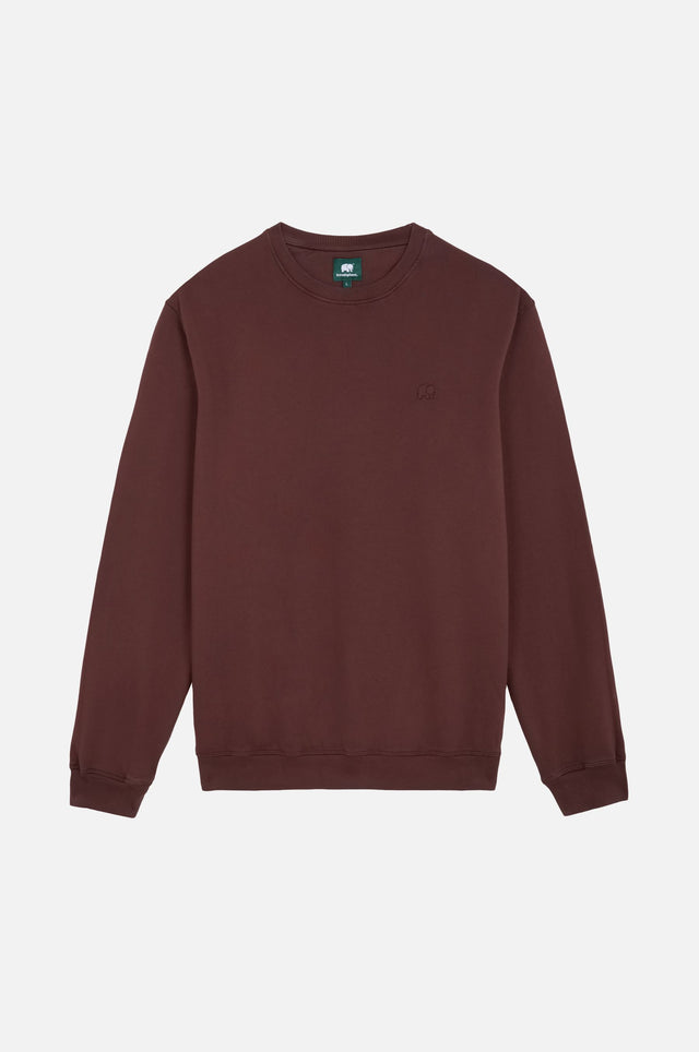 Sweat-shirt essentiel en Puce Purple présenté sur une surface plane | TP_IMAGE_TYPE=SILHOUETTE_FRONT