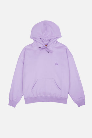 Silhouette frontale della Women's Organic Essential Oversized Hoodie in Lavender | TP_IMAGE_TYPE=SILHOUETTE_FRONT