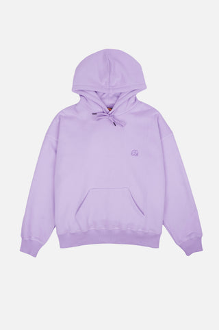 Silhouette frontale della Women's Organic Essential Oversized Hoodie in Lavender | TP_IMAGE_TYPE=SILHOUETTE_FRONT