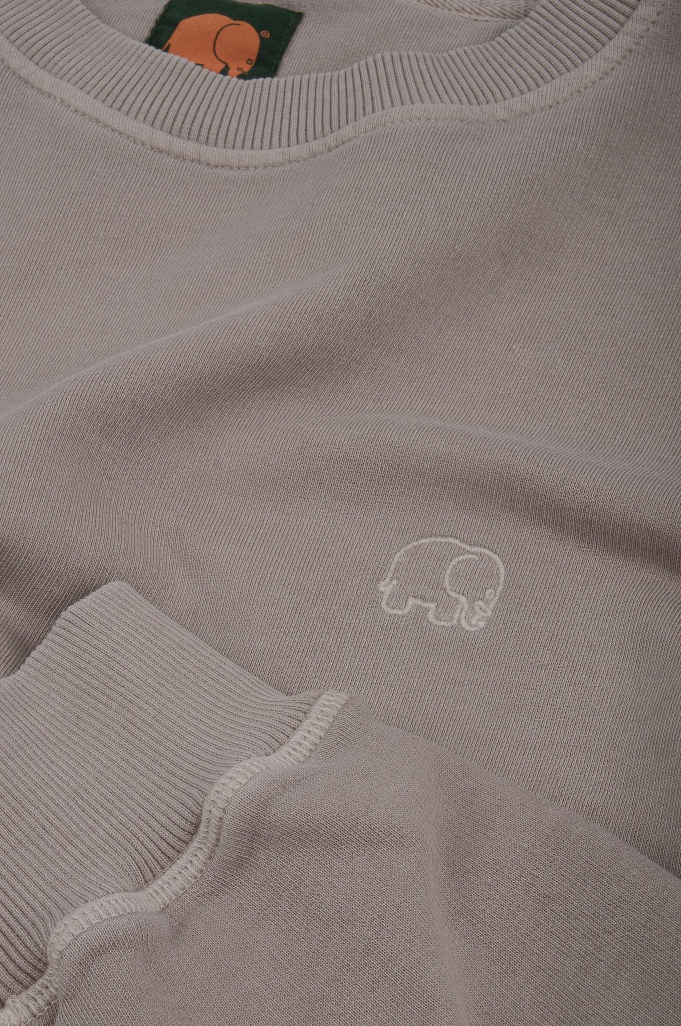Essential Pigment Heavyweight Sweater Elephant Skin