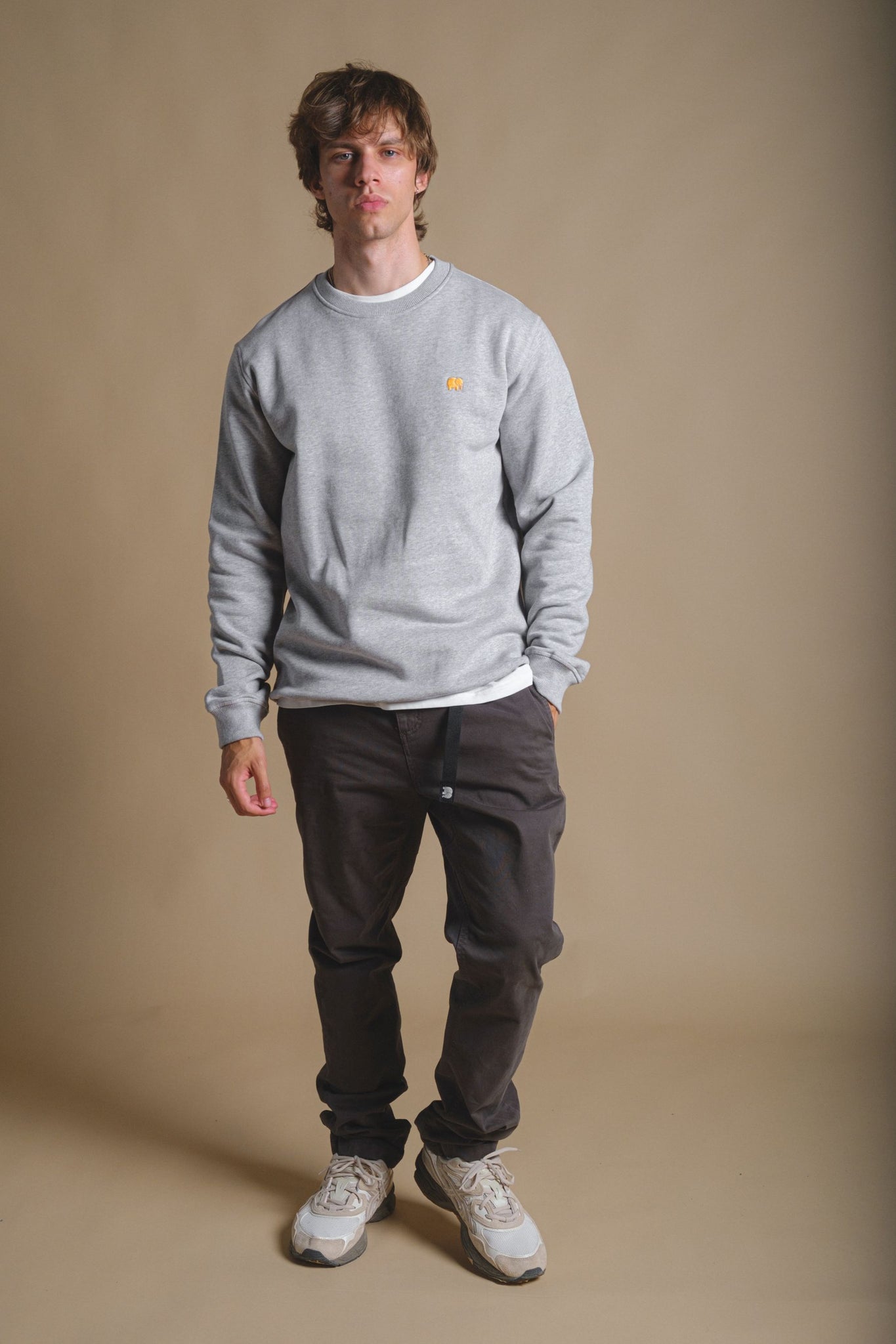 Organic Essential Sweater Heather Grey