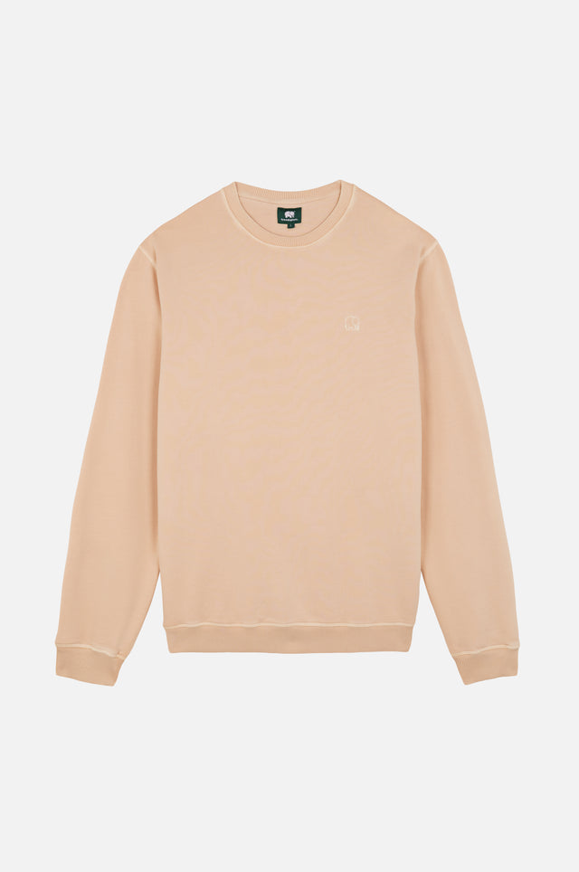 Essential Sunwashed Sweatshirt en Smoke Gray présenté sur fond uni | TP_IMAGE_TYPE=SILHOUETTE_FRONT